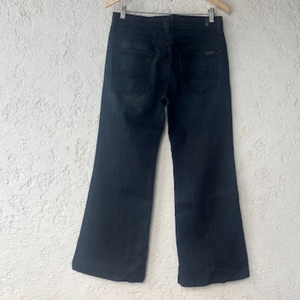 7 For All Mankind “Ginger” Flare Jeans (shortened) EUC - Picture 3 of 9